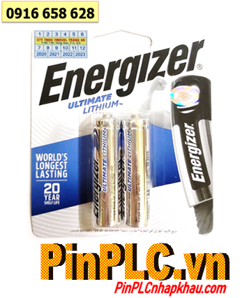 Energizer L92BP2, Pin AAA 1.5v Energizer L92BP2 Ultimate Lithium Made in USA